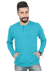 Premium Over Dyed Slub Long Sleeves Henley