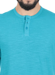 Premium Over Dyed Slub Long Sleeves Henley