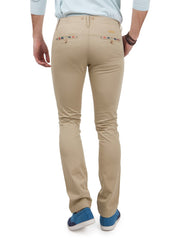 Colored Slim Fit Mid Rise Chino