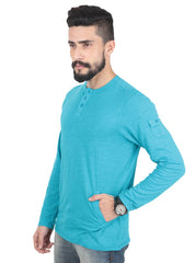 Premium Over Dyed Slub Long Sleeves Henley